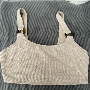 XL Billabong Cream Bathing Suit Top